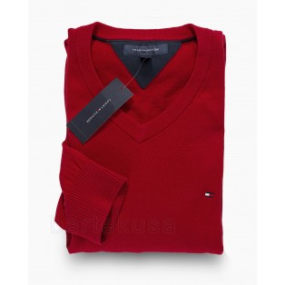 TOMMY HILFIGER SWETER MESKI V-Neck